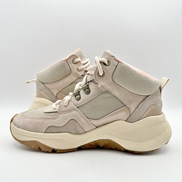 SAS Womens Hi Country-X Hiking Boots 7.5 M Taupe Pink Lace Up Lightweight NIB - Picture 7 of 12